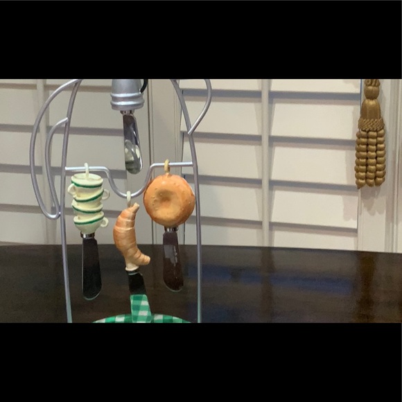 Cheese/dip spreader with 4 knives - Picture 2 of 2